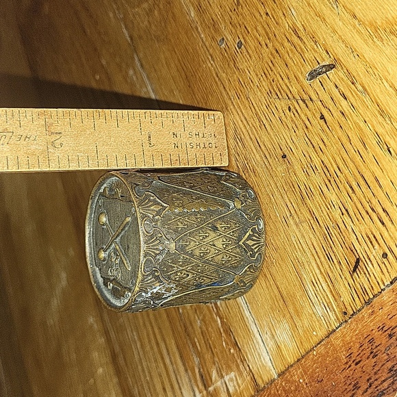 Rare Antique Brass Needle Holder - Picture 5 of 7